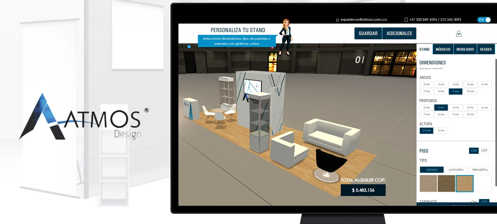 Atmos Design: Plataforma 3D