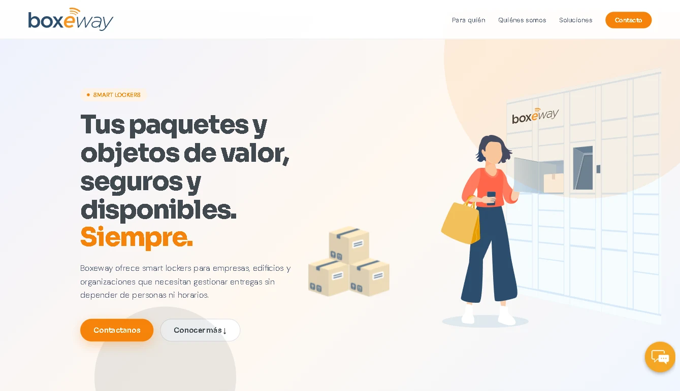 Boxeway: Plataforma de smart lockers