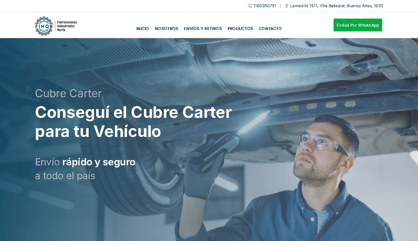 Finor: Ecommerce · industria automotriz